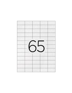 Etiqueta adhesiva q connect kf00573 tamano 381x212 mm fotocopiadora laser ink jet caja con 100 hojas din a4