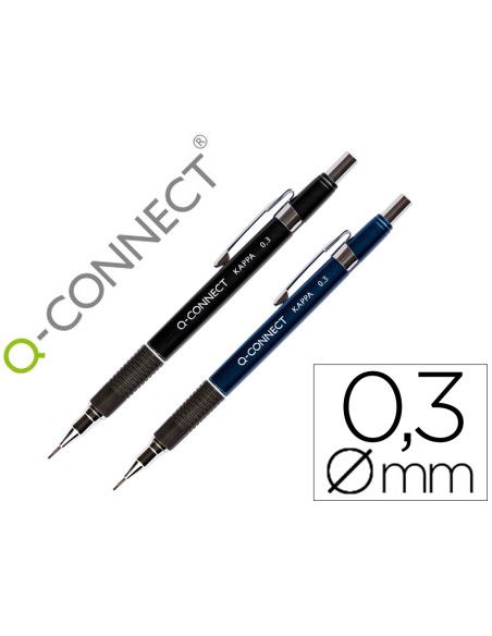 Portaminas q connect kappa 03 mm sujecion de caucho
