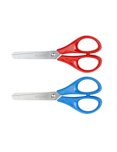 Tijera escolar q connect inoxidable 5 13 cm