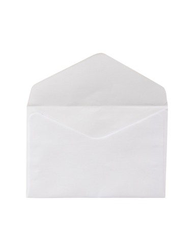 Sobre liderpapel n21 blanco c6 114x162 mm engomado solapa de pico caja de 500 unidades