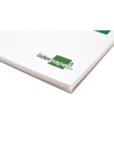 Bloc papel vegetal liderpapel encolado 210x297mm 50 hojas 95g m2