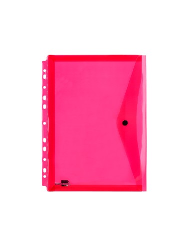 Carpeta liderpapel dossier broche 36669 polipropileno din a4 pack de 5 colsurtidos transparente multitaladro