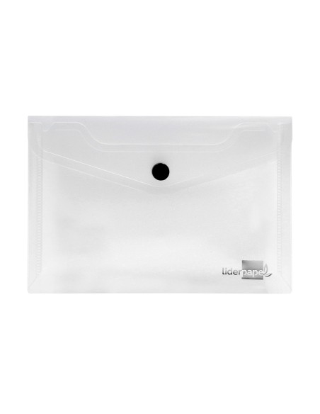 Carpeta liderpapel dossier broche 44224 polipropileno din a7 color transparente