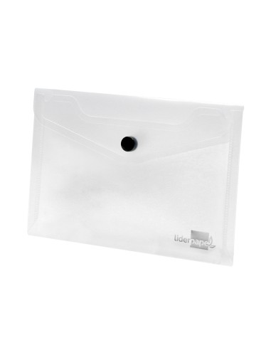 Carpeta liderpapel dossier broche 44224 polipropileno din a7 color transparente