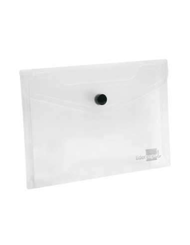 Carpeta liderpapel dossier broche 44224 polipropileno din a7 color transparente