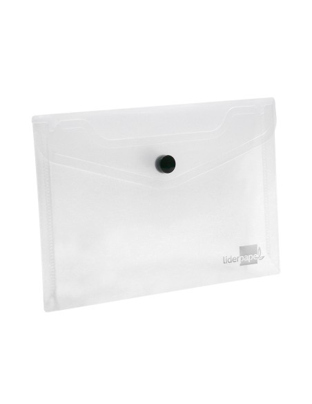Carpeta liderpapel dossier broche 44224 polipropileno din a7 color transparente