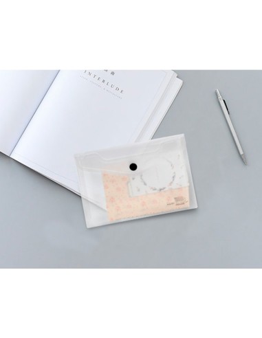 Carpeta liderpapel dossier broche 44224 polipropileno din a7 color transparente