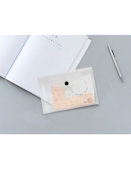 Carpeta liderpapel dossier broche 44224 polipropileno din a7 color transparente