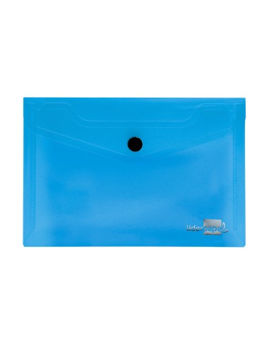 Carpeta liderpapel dossier broche 44222 polipropileno din a7 azul translucido