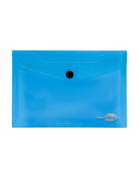 Carpeta liderpapel dossier broche 44222 polipropileno din a7 azul translucido