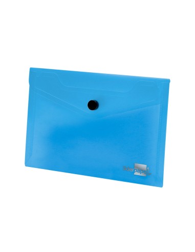 Carpeta liderpapel dossier broche 44222 polipropileno din a7 azul translucido
