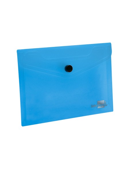 Carpeta liderpapel dossier broche 44222 polipropileno din a7 azul translucido