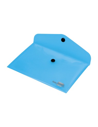 Carpeta liderpapel dossier broche 44222 polipropileno din a7 azul translucido