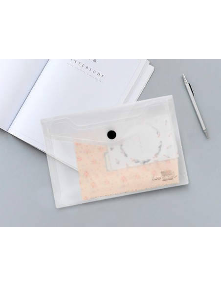 Carpeta liderpapel dossier broche 44234 polipropileno din a6 transparente translucido
