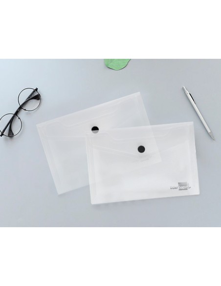 Carpeta liderpapel dossier broche 44234 polipropileno din a6 transparente translucido