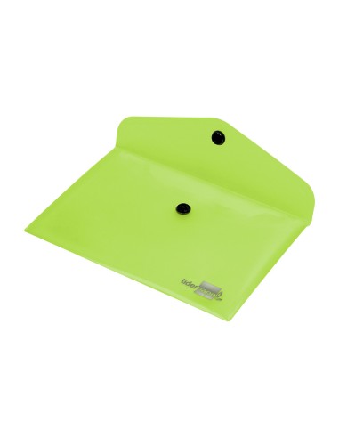 Carpeta liderpapel dossier broche 44233 polipropileno din a6 verde translucido