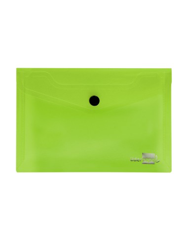 Carpeta liderpapel dossier broche 44233 polipropileno din a6 verde translucido