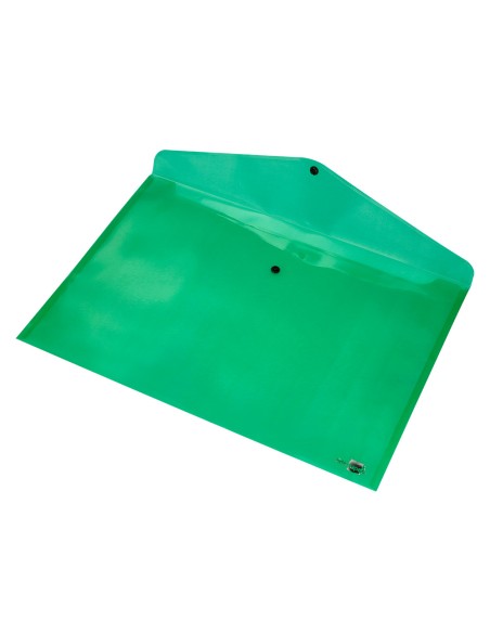 Carpeta liderpapel dossier broche 44243 polipropileno din a3 verde translucido