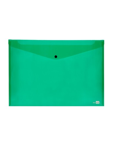 Carpeta liderpapel dossier broche 44243 polipropileno din a3 verde translucido