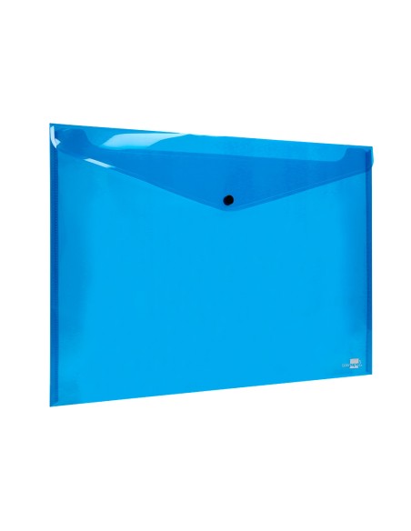 Carpeta liderpapel dossier broche 44242 polipropileno din a3 azul translucido