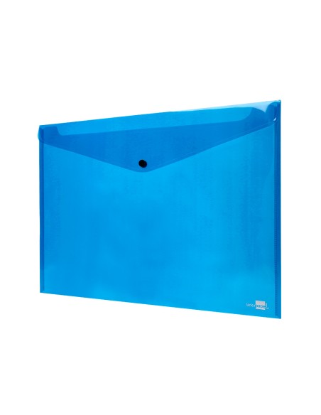 Carpeta liderpapel dossier broche 44242 polipropileno din a3 azul translucido