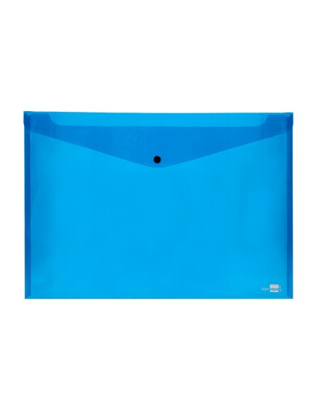 Carpeta liderpapel dossier broche 44242 polipropileno din a3 azul translucido