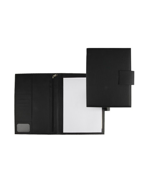 Carpeta portafolios q connect artesania polipiel con solapa 346x250x25 mm fabricada en ubrique