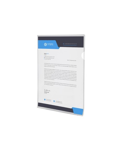 Carpeta dossier unero plastico q connect din a4 120 micras transparente bolsa de 10 unidades