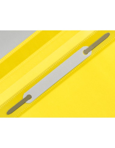 Carpeta dossier fastener plastico q connect din a4 amarilla