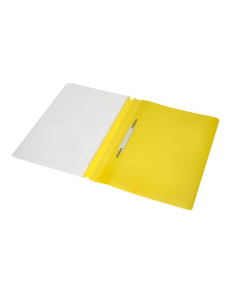 Carpeta dossier fastener plastico q connect din a4 amarilla
