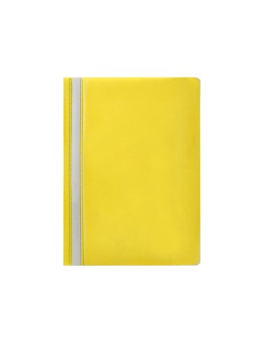 Carpeta dossier fastener plastico q connect din a4 amarilla