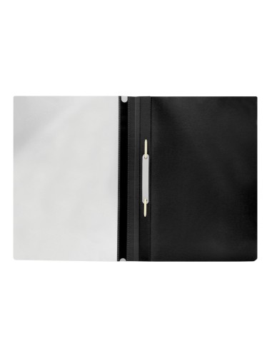 Carpeta dossier fastener plastico q connect din a4 negra