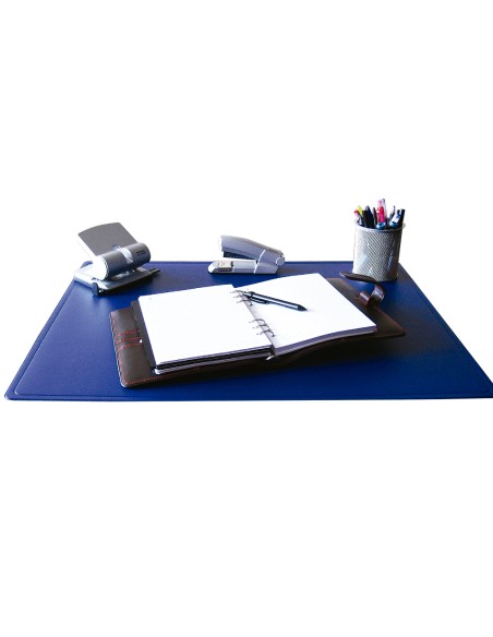 Vade sobremesa q connect azul polipropileno azul 50x63 cm