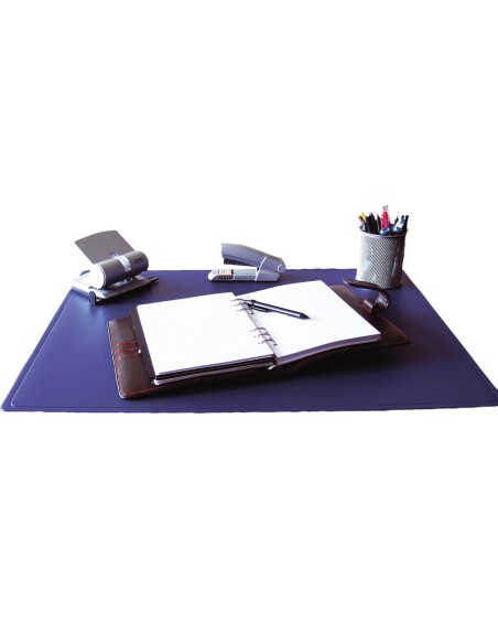 Vade sobremesa q connect azul polipropileno azul 40x53 cm