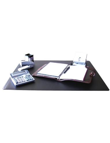 Vade sobremesa q connect polipropileno negro 40x53 cm