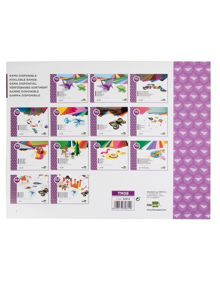 Bloc trabajos manuales liderpapel seda 240x315mm 10 hojas colores surtidos Bloc trabajos manuales liderpapel seda 240x315mm 10 hojas colores surtidos