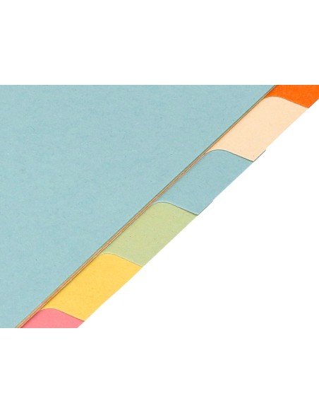 Separador q connect cartulina juego de 12 separadores din a4 multitaladro