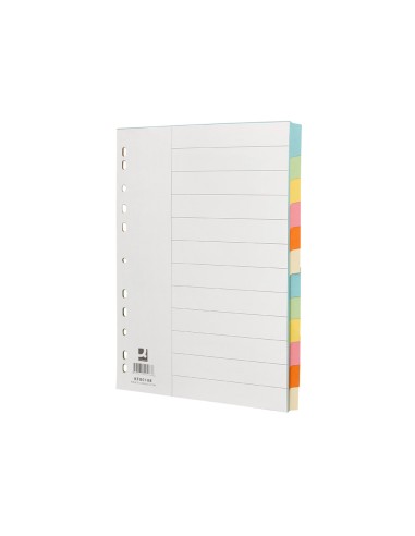 Separador q connect cartulina juego de 12 separadores din a4 multitaladro