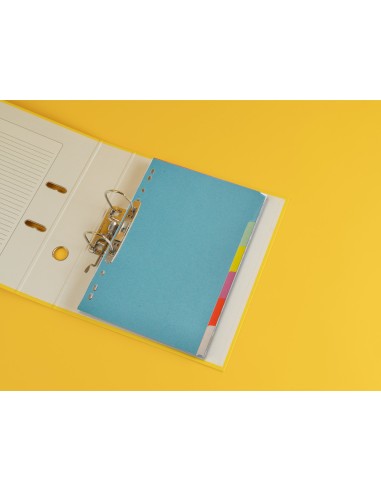 Separador q connect cartulina juego de 6 separadores din a4 multitaladro