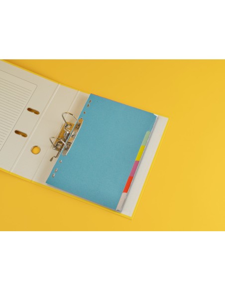 Separador q connect cartulina juego de 6 separadores din a4 multitaladro