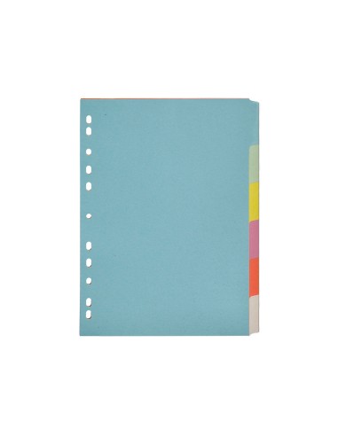 Separador q connect cartulina juego de 6 separadores din a4 multitaladro