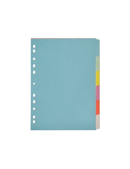 Separador q connect cartulina juego de 6 separadores din a4 multitaladro