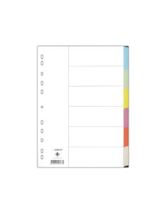 Separador q connect cartulina juego de 6 separadores din a4 multitaladro