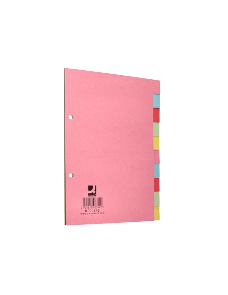 Separador q connect cartulina juego de 10 separadores din a5