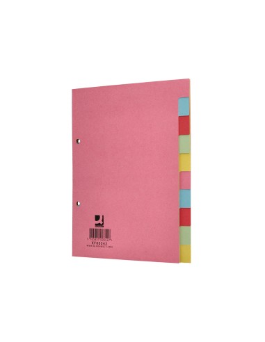 Separador q connect cartulina juego de 10 separadores din a5