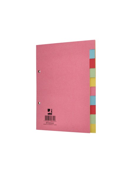 Separador q connect cartulina juego de 10 separadores din a5