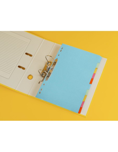 Separador q connect cartulina juego de 10 separadores din a4multitaladro