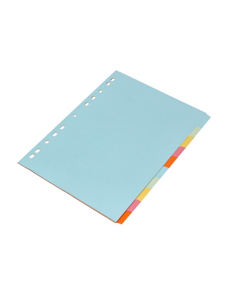 Separador q connect cartulina juego de 10 separadores din a4multitaladro