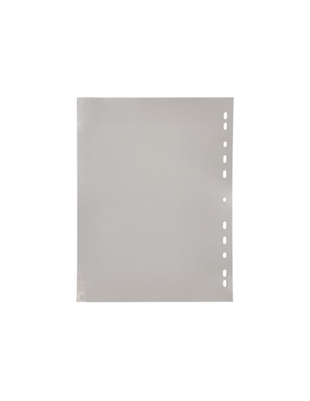 Separador alfabetico q connect plastico a z din a4 multitaladro