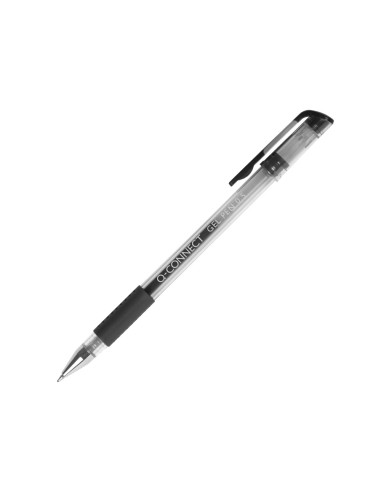 Boligrafo q connect tinta gel negro 07 mm sujecion de caucho